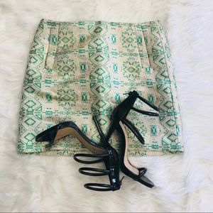 J Crew mini skirt size 0.